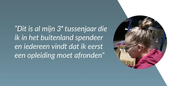 Het Tussenjaar van... Jasmijn - "Na drie tussenjaren ga ik eindelijk studeren"