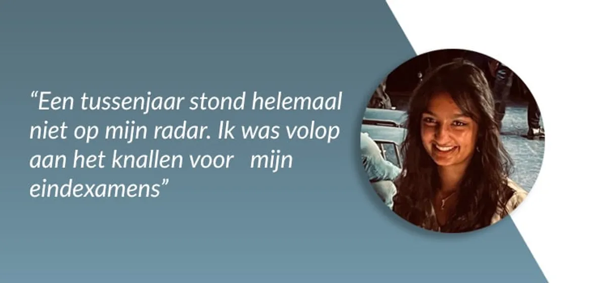Het Tussenjaar van...Jivani - "Andere studies spraken me niet aan, dus ik nam een tussenjaar."