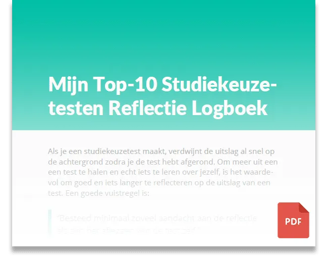 studiekeuzetest reflectie logboek
