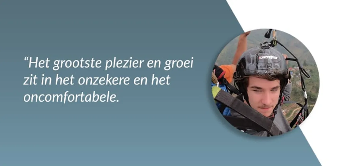 Het Tussenjaar van...Camiel - "Soms moet je twijfel aan de kant zetten en er gewoon voor gaan."
