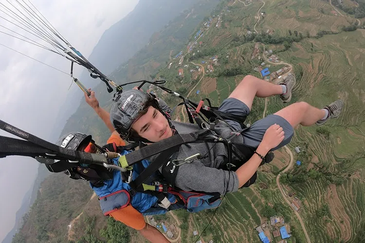 tussenjaar paragliden