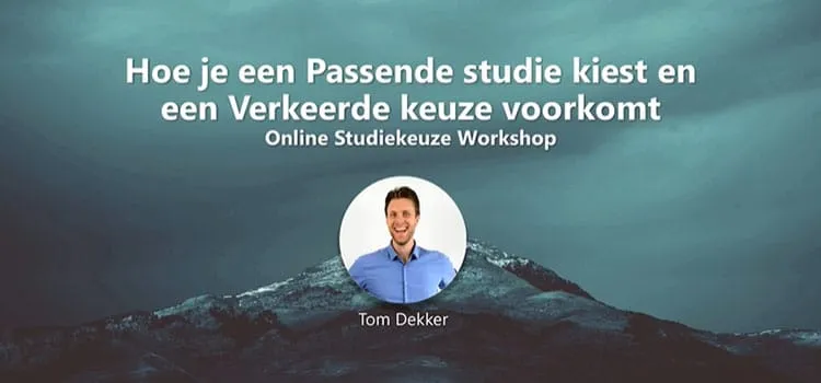 [VIDEO] Hoe je een passende studie kiest (en een verkeerde keuze voorkomt)